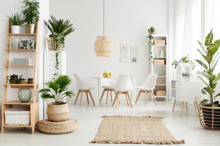 Thiết kế nội thất Bắc Âu với gam màu trắng chủ đạo 