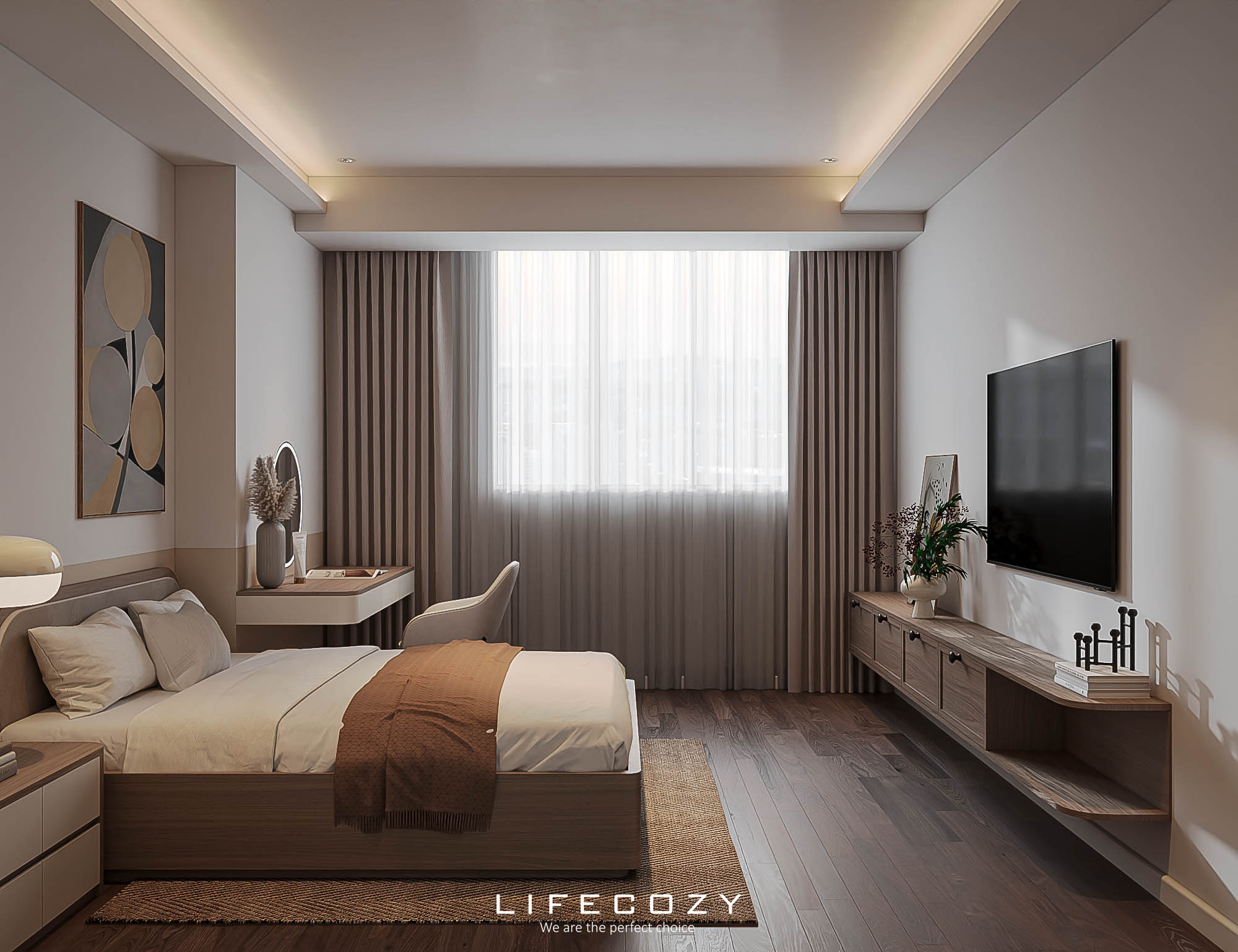 Vì sao nên sử dụng rèm cửa phòng ngủ? 