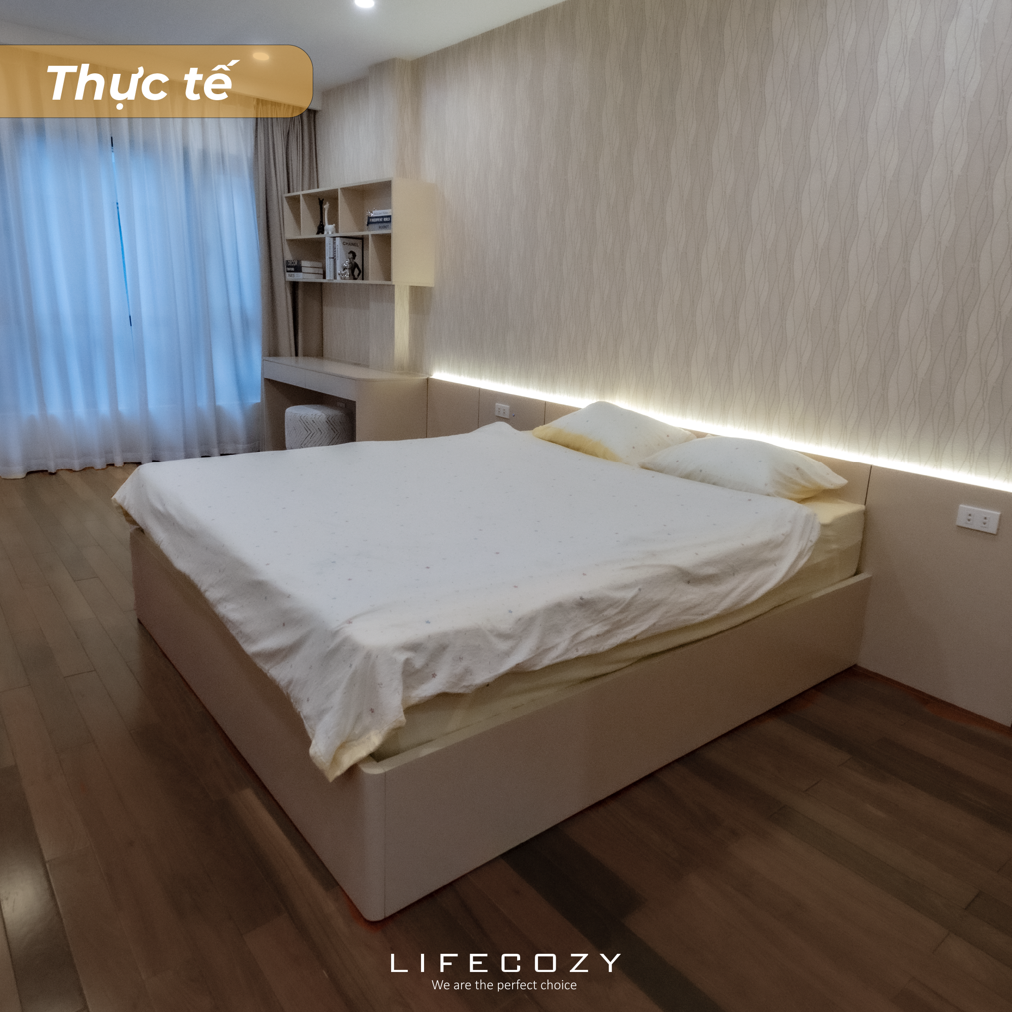 Thi công nội thất hoàn thiện giống đến 95% so với bản thiết kế 3D 