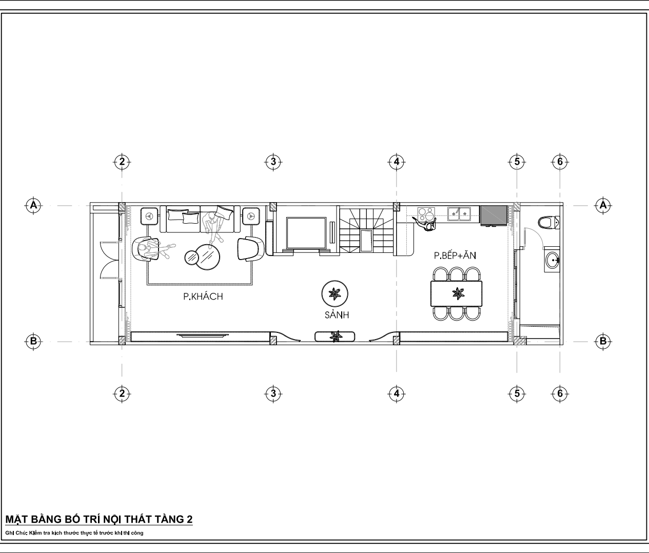 Mặt bằng công năng nội thất bản vẽ xây dựng 