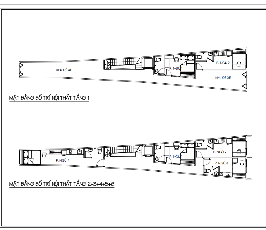 Bản vẽ mặt bằng nội thất